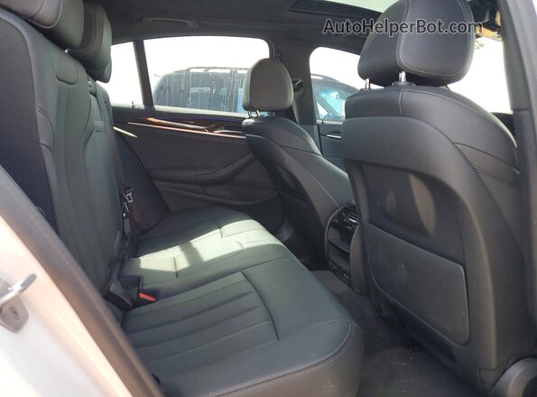 WBA53BH07MCF50698 2021 BMW 5 SERIES White Rear seats view