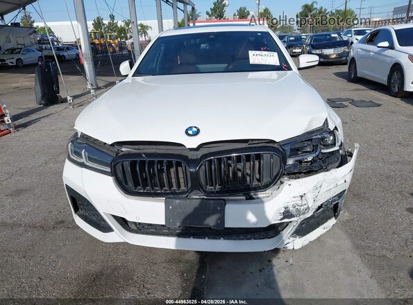 WBA53BH07PWY09321 2023 BMW 5 SERIES White Вид задньої частини салону