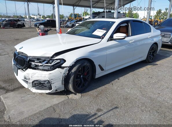WBA53BH07PWY09321 2023 BMW 5 SERIES White Передня ліва чверть