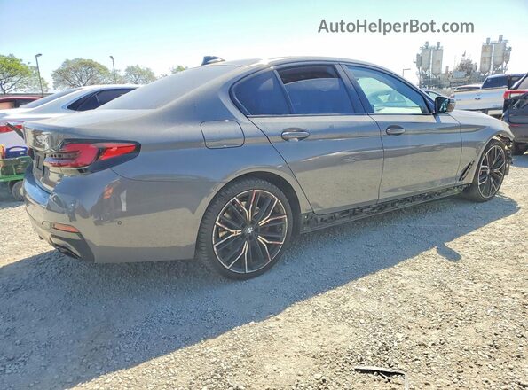 WBA53BH08MCG64113 2021 BMW 5 SERIES Gray უკანა მარჯვენა