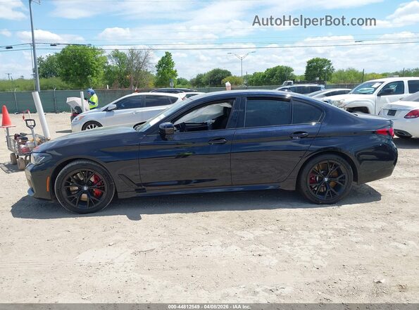 WBA53BJ04PWX94464 2023 BMW 5 SERIES Black Вид задньої частини салону
