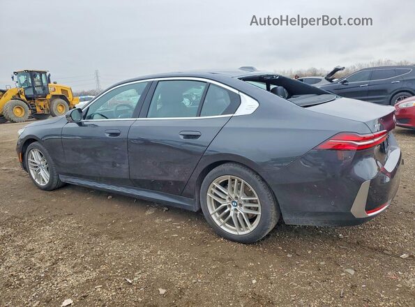 WBA53FJ04RCS47691 2024 BMW 5 SERIES Угольный Задняя левая четверть