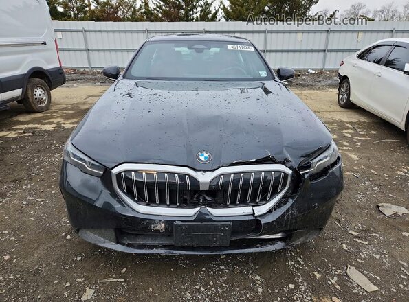 WBA53FJ06SCT64341 2025 BMW 5 SERIES Black Դիմացի տեսք