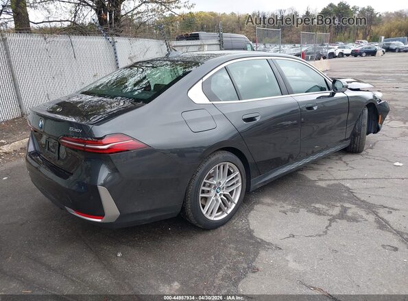 WBA53FJ09SCU23110 2025 BMW 5 SERIES Серый Задняя правая четверть