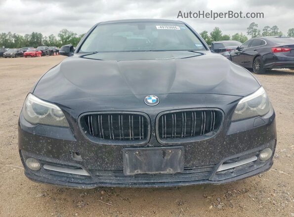 WBA5A5C5XGD528989 2016 BMW 5 SERIES Black წინა ხედი