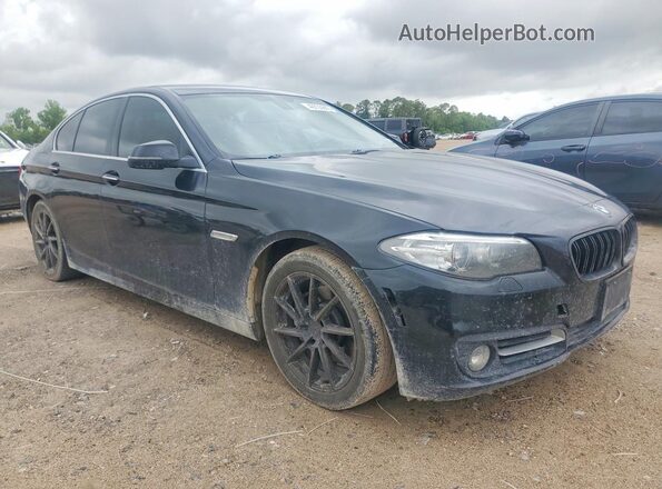 WBA5A5C5XGD528989 2016 BMW 5 SERIES Black წინა მარჯვენა