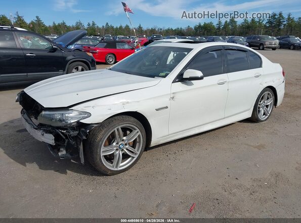 WBA5B3C54GG257945 2016 BMW 5 SERIES White Przód lewy