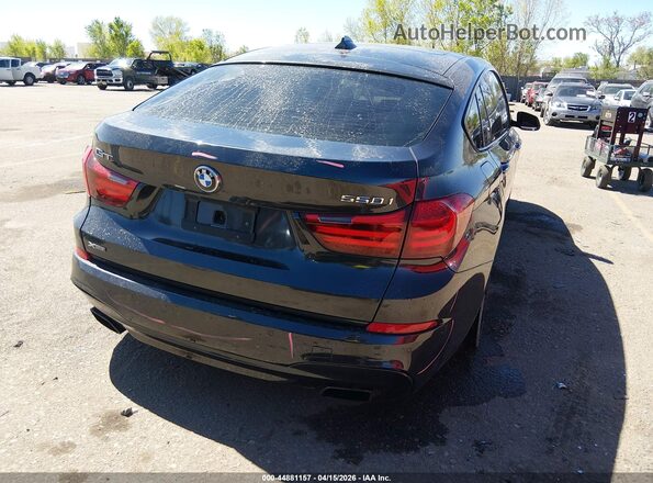 WBA5M0C50HD085280 2017 BMW 5 SERIES Черный Задняя правая четверть