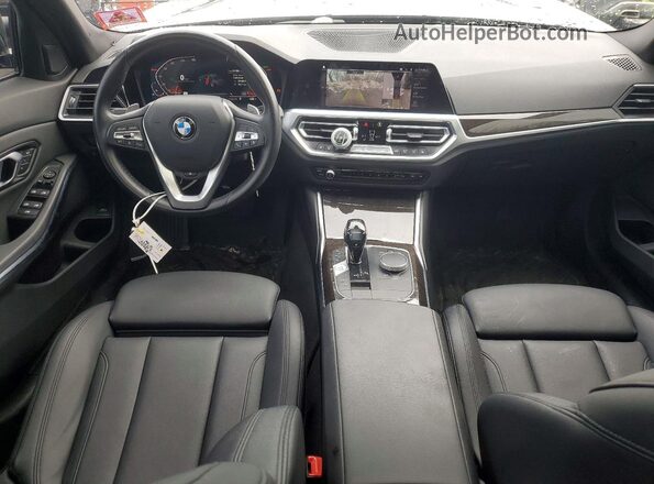 WBA5R7C50KAJ79503 2019 BMW 3 SERIES Black წინა პანელის ხედი