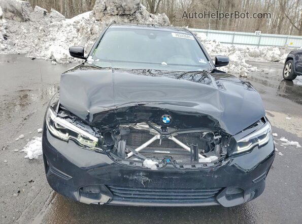 WBA5R7C50KAJ79503 2019 BMW 3 SERIES Black წინა ხედი