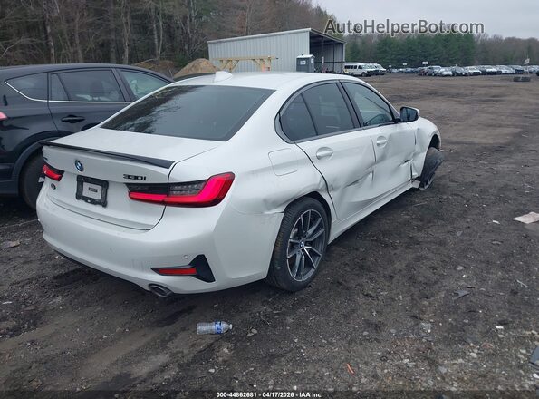 WBA5R7C53KFH02440 2019 BMW 3 SERIES Белый Задняя правая четверть
