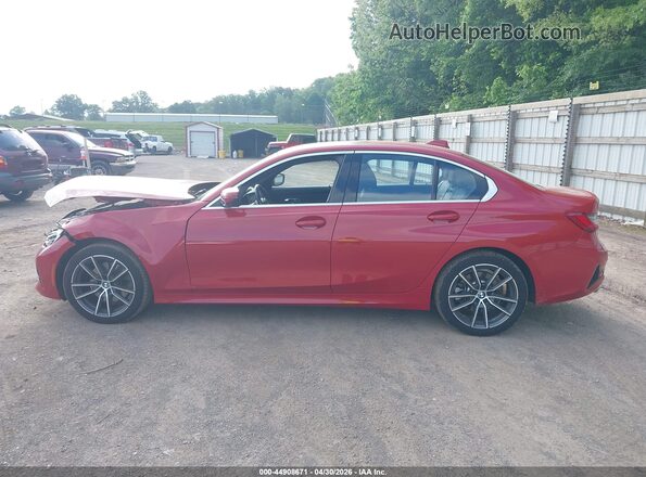 WBA5R7C57KAJ82575 2019 BMW 3 SERIES Красный Панорамный вид салона 360°