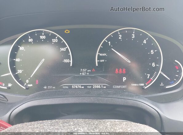 WBA5R7C57KAJ82575 2019 BMW 3 SERIES Красный Вид задних сидений