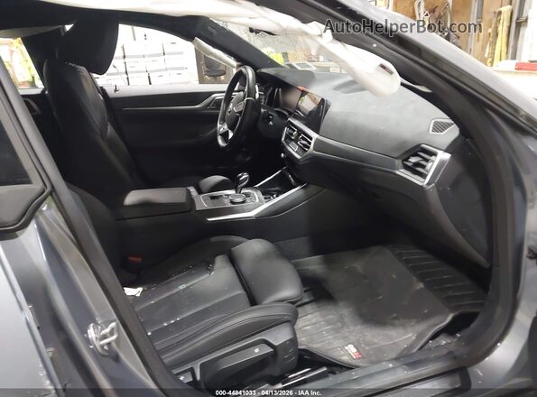 WBA63AV00NFM06376 2022 BMW 4 SERIES Gray Սալոնի դիմացի տեսք