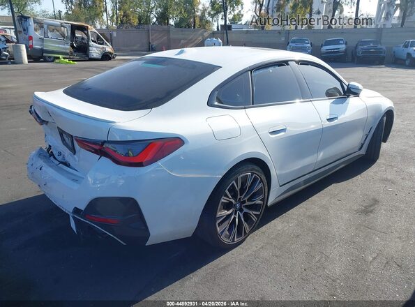 WBA63AV05NFM39342 2022 BMW 4 SERIES White Հետևի աջ