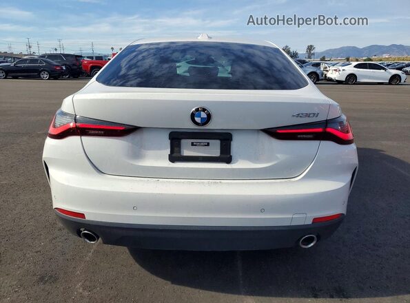 WBA63AV08PFP63744 2023 BMW 4 SERIES White Հետևի տեսք