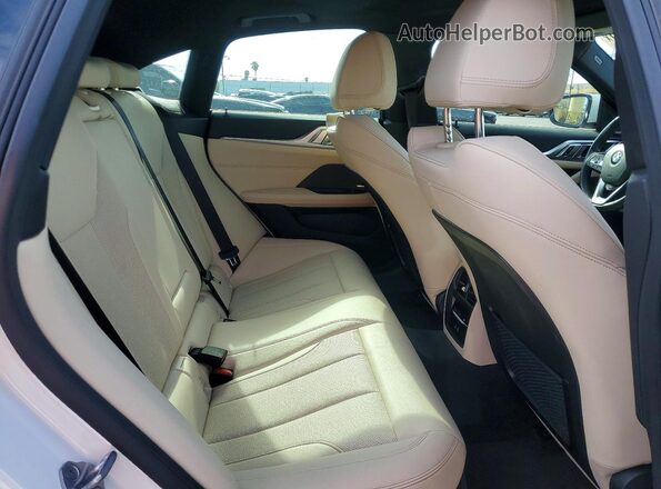 WBA63AV08PFP63744 2023 BMW 4 SERIES White Հետևի նստատեղերի տեսք