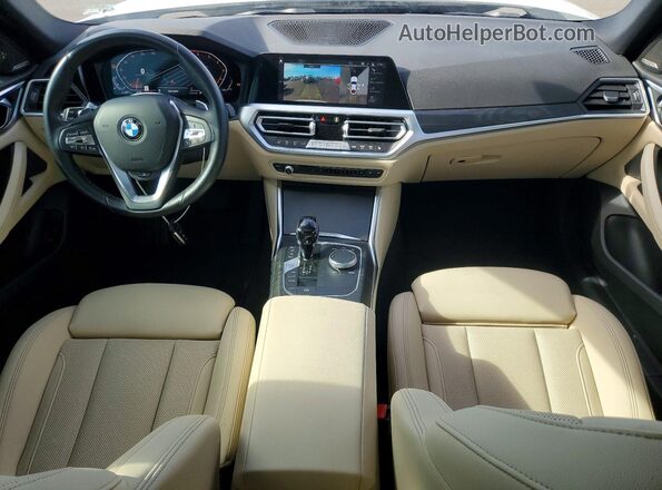 WBA63AV08PFP63744 2023 BMW 4 SERIES White Առջևի վահանակի տեսք