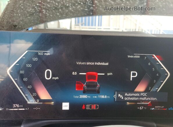 WBA63AV0XRFP69810 2024 BMW 4 SERIES Black Widok zestawu wskaźników