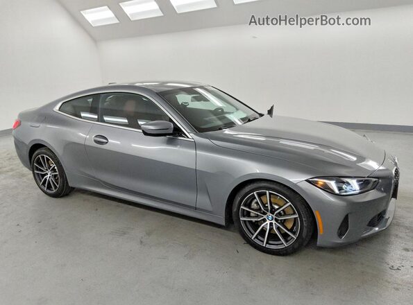 WBA63DA02TCW33283 2026 BMW 4 SERIES Gray წინა მარჯვენა