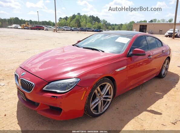WBA6D0C50GD927828 2016 BMW 6 SERIES Red Front left