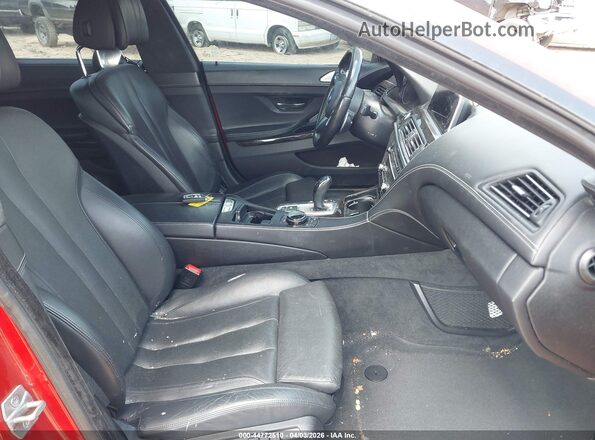 WBA6D0C50GD927828 2016 BMW 6 SERIES Red Front interior view