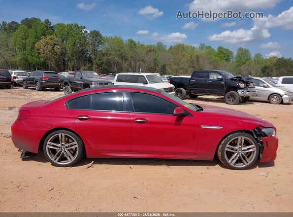 WBA6D0C50GD927828 2016 BMW 6 SERIES Red Rear interior view