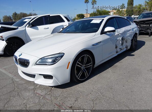 WBA6D0C53KG853084 2019 BMW 6 SERIES White Vista tres cuartos delantera izquierda