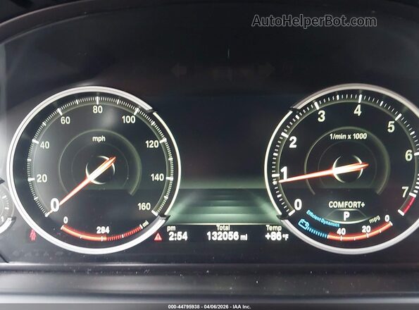 WBA6D2C59GGT65745 2016 BMW 6 SERIES Black Вид задніх сидінь
