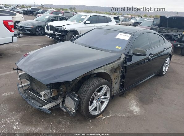 WBA6D2C59GGT65745 2016 BMW 6 SERIES Black Вид спереду