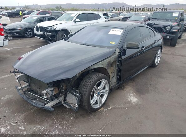 WBA6D2C59GGT65745 2016 BMW 6 SERIES Black Передня ліва чверть