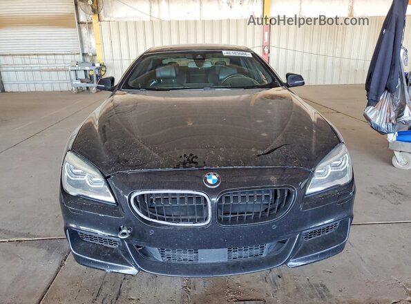 WBA6D4C57GD977343 2016 BMW 6 SERIES Black Widok z przodu