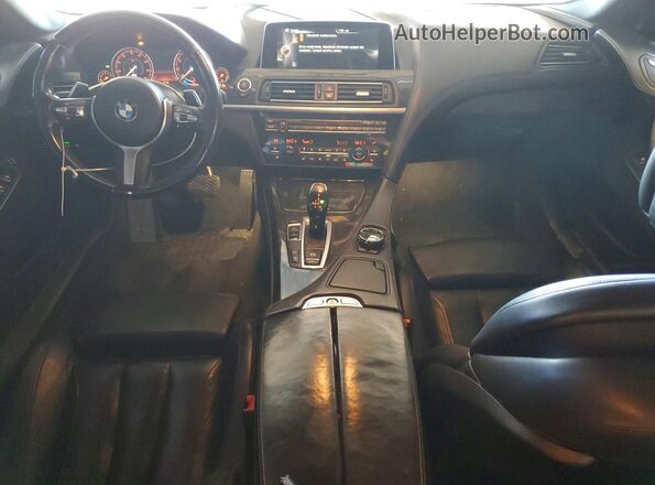 WBA6D4C57GD977343 2016 BMW 6 SERIES Black Widok deski rozdzielczej
