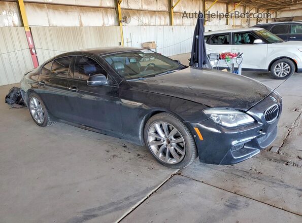 WBA6D4C57GD977343 2016 BMW 6 SERIES Black Przód prawy
