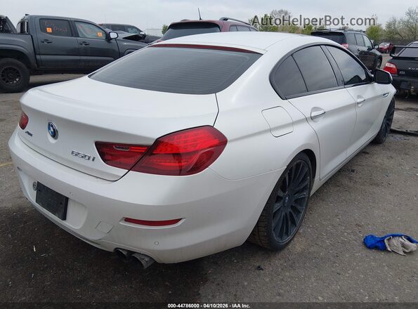 WBA6D6C59GGF94775 2016 BMW 6 SERIES Белый Задняя правая четверть