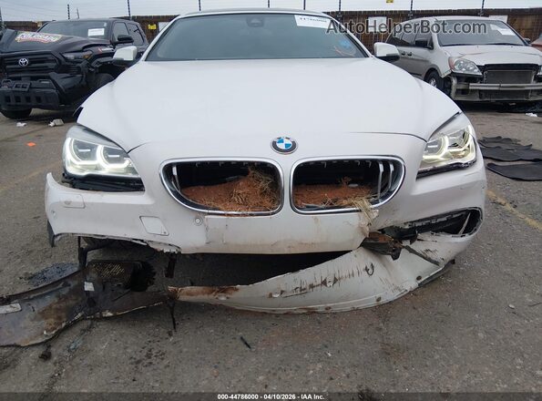 WBA6D6C59GGF94775 2016 BMW 6 SERIES Белый Вид спереди