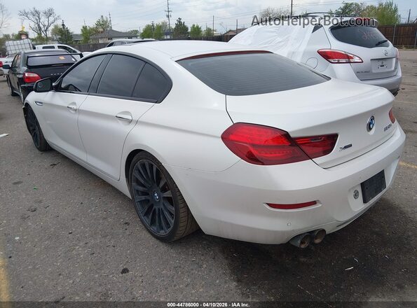 WBA6D6C59GGF94775 2016 BMW 6 SERIES Белый Задняя левая четверть