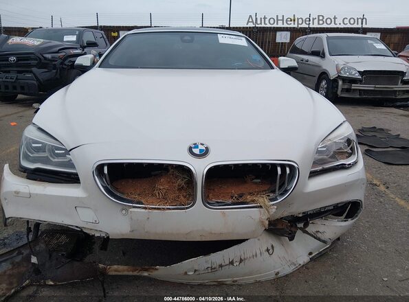 WBA6D6C59GGF94775 2016 BMW 6 SERIES Белый Вид щитка приборов
