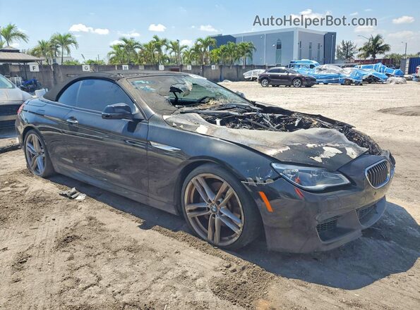WBA6F1C52GGT83248 2016 BMW 6 SERIES Черный Передняя правая четверть