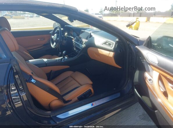 WBA6F7C55HG232005 2017 BMW 6 SERIES Black Widok wnętrza z przodu