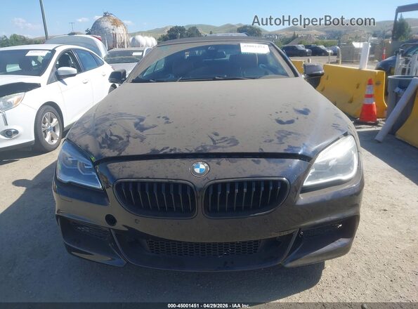 WBA6F7C55HG232005 2017 BMW 6 SERIES Black Widok zestawu wskaźników