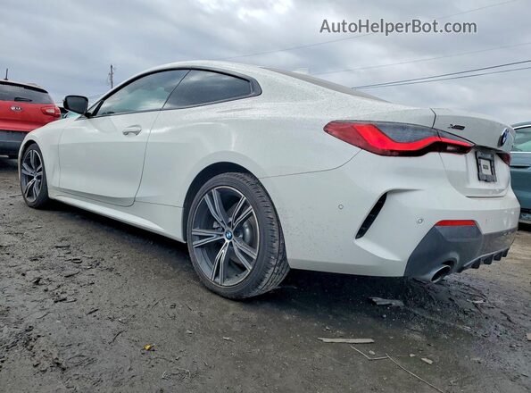 WBA73AP08MCF96674 2021 BMW 4 SERIES White უკანა მარცხენა