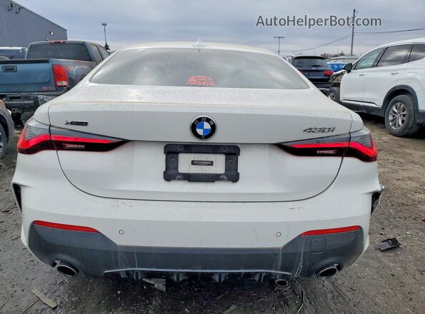 WBA73AP08MCF96674 2021 BMW 4 SERIES White უკანა ხედი