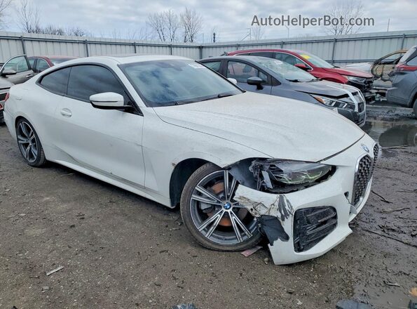 WBA73AP08MCF96674 2021 BMW 4 SERIES White წინა მარჯვენა