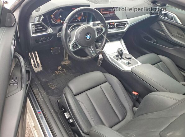 WBA73AP08MCF96674 2021 BMW 4 SERIES White წინა პანელის ხედი