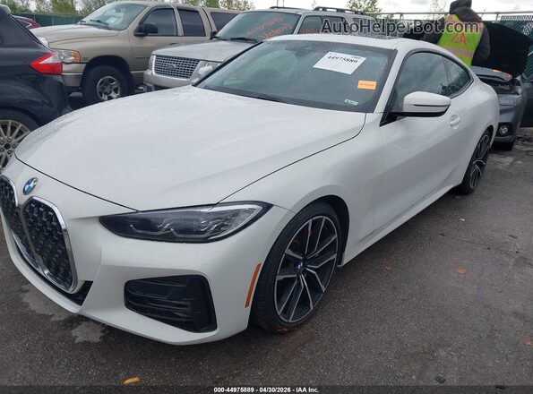 WBA73AP09NCJ47597 2022 BMW 4 SERIES White Przód lewy