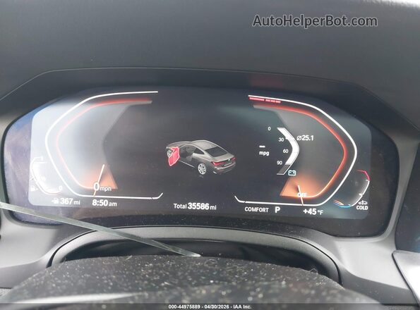 WBA73AP09NCJ47597 2022 BMW 4 SERIES White Widok tylnych siedzeń
