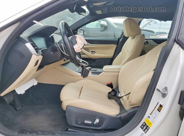 WBA73AV01PFP45087 2023 BMW 4 SERIES White წინა სალონის ხედი