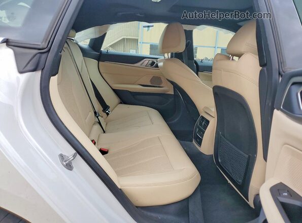 WBA73AV01PFP45087 2023 BMW 4 SERIES White უკანა სავარძლების ხედი