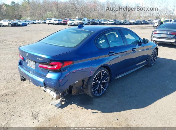 WBA73BJ02MCG03214 2021 BMW 5 SERIES Blue 